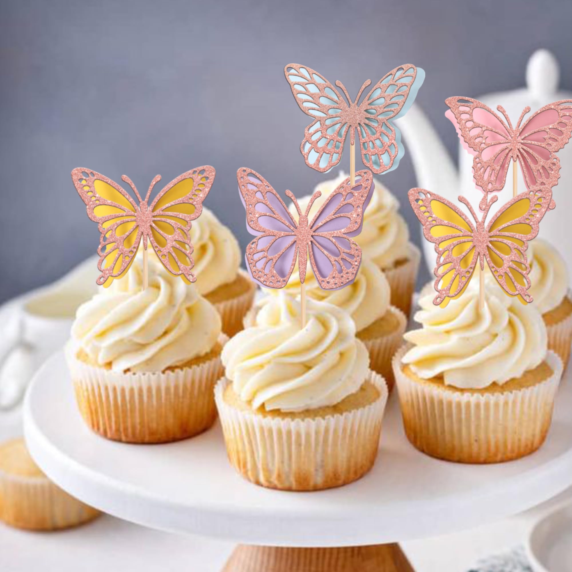 6 Cupcake Styles That Always Work for Birthday Parties (Butterfly Cupcakes Included)